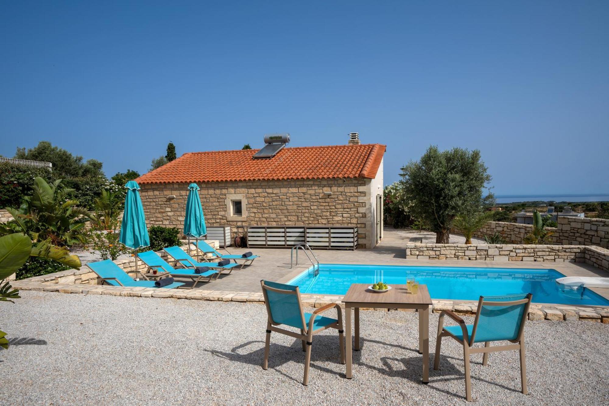 Villa Vasiliki Private Pool Erfoi Extérieur photo