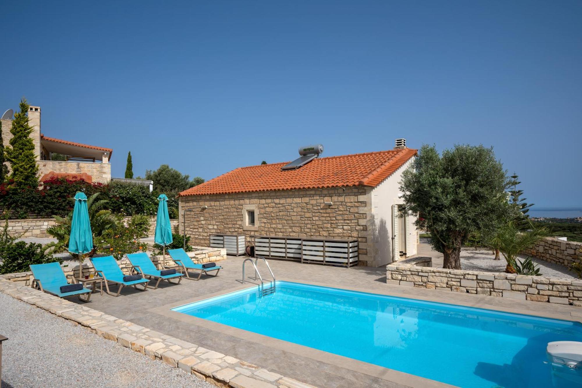 Villa Vasiliki Private Pool Erfoi Extérieur photo