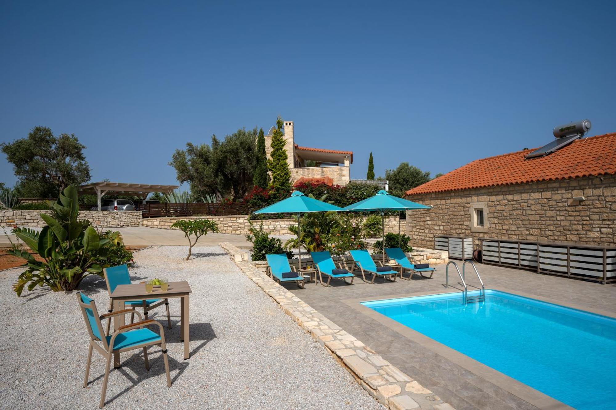 Villa Vasiliki Private Pool Erfoi Extérieur photo