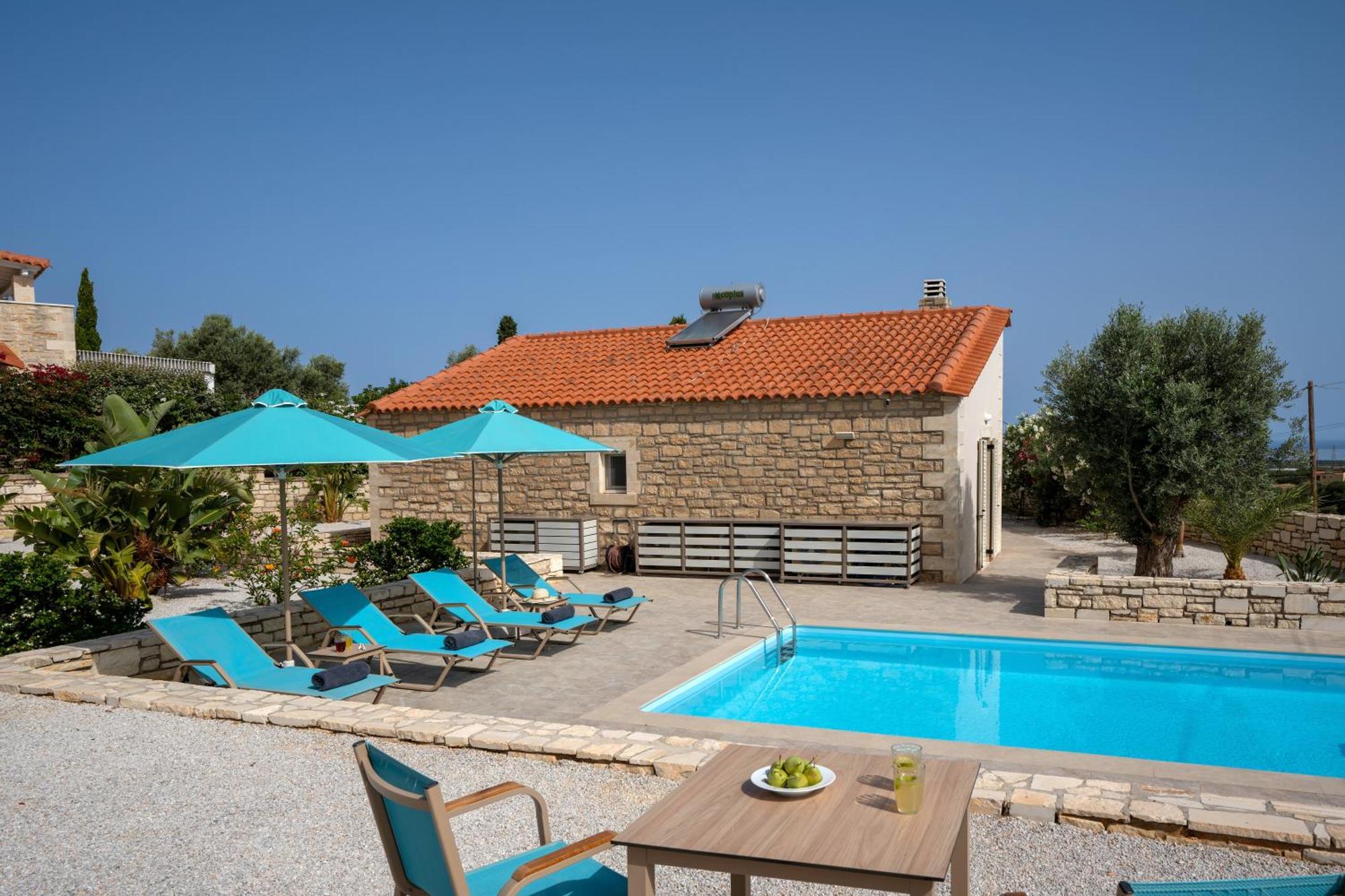 Villa Vasiliki Private Pool Erfoi Extérieur photo