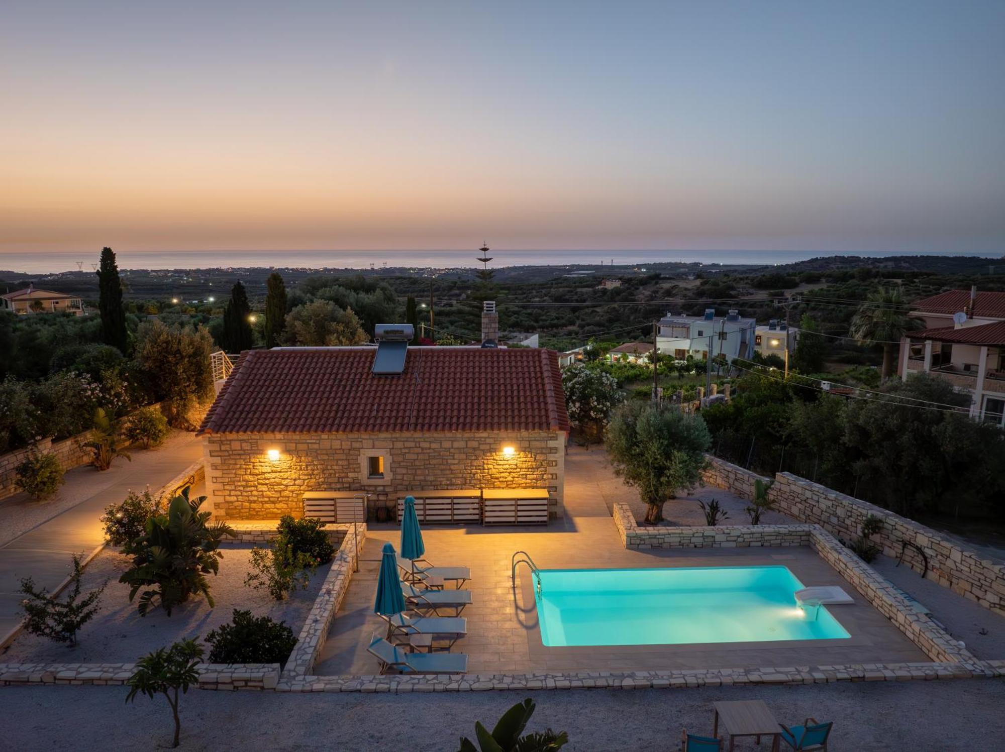 Villa Vasiliki Private Pool Erfoi Extérieur photo