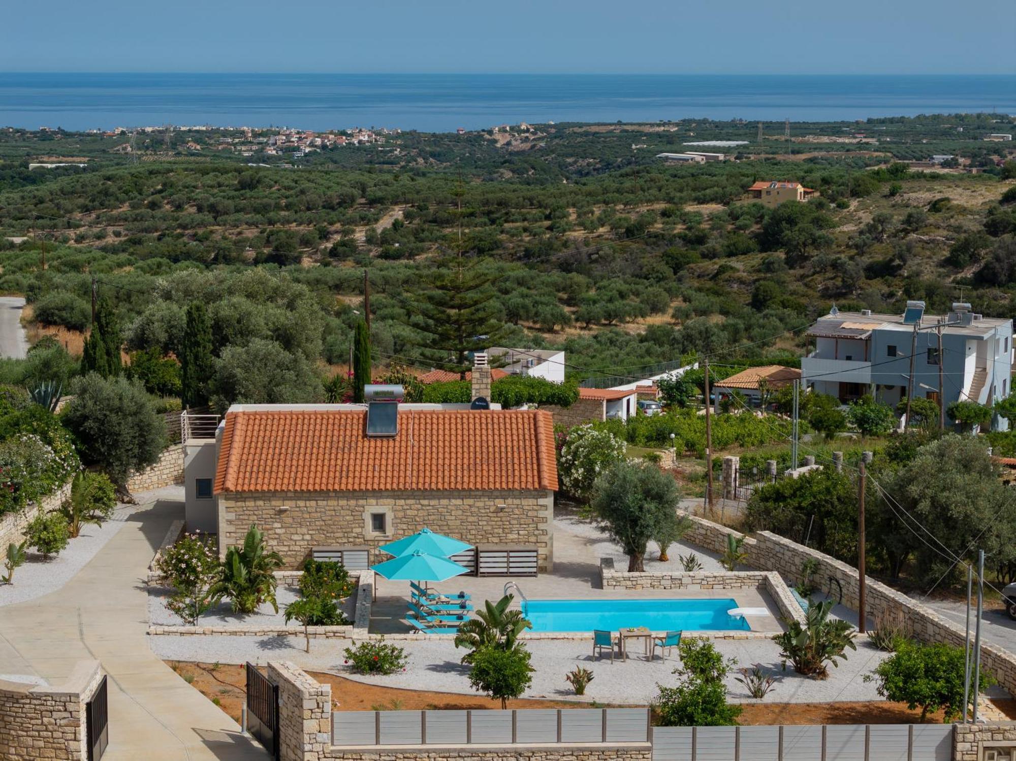 Villa Vasiliki Private Pool Erfoi Extérieur photo
